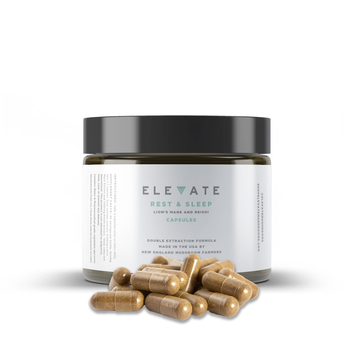 Elevate Rest & Sleep Capsules (Lion's Mane & Reishi Extract)